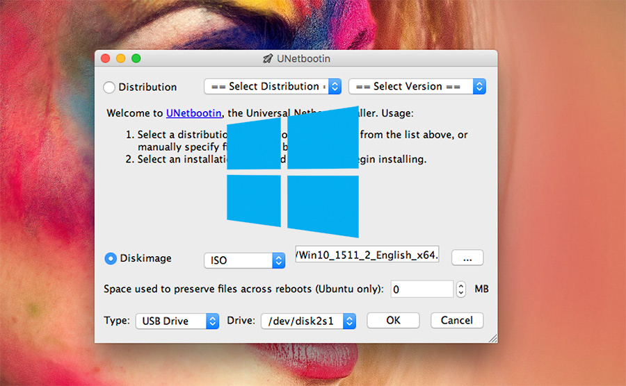 rufus create windows usb for mac
